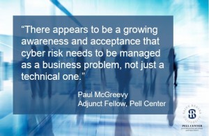 Pulled quote from Pell Center Adjunct Fellow Paul McGreevy about the importance of being Cyber aware