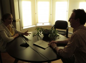 Pell Center Executive Director Jim Ludes interviews Senior Fellow Francesca Spidalieri during a podcast about her cybersecurity report entitled State of the States on Cybersecurity