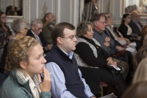 Audience members at the Pell Center