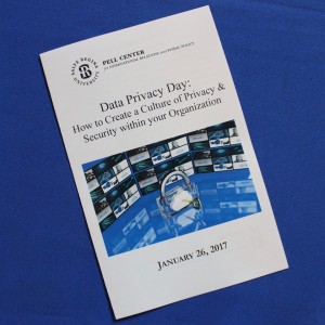 pamphlet from cyber seminar on Data Privacy Day