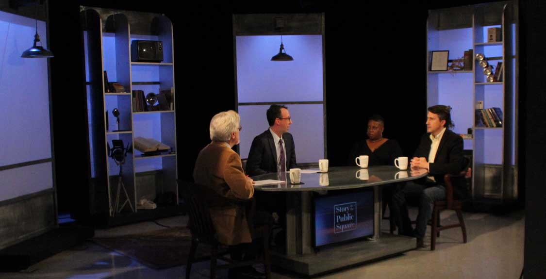 G. Wayne Miller, Jim Ludes interview Kevin Doyle and Sauda Jackson on "Story in the Public Square"