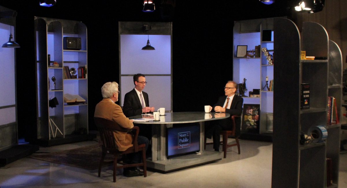 Thomas Patterson speaks with Jim Ludes and G. Wayne Miller on Story in the Public Square