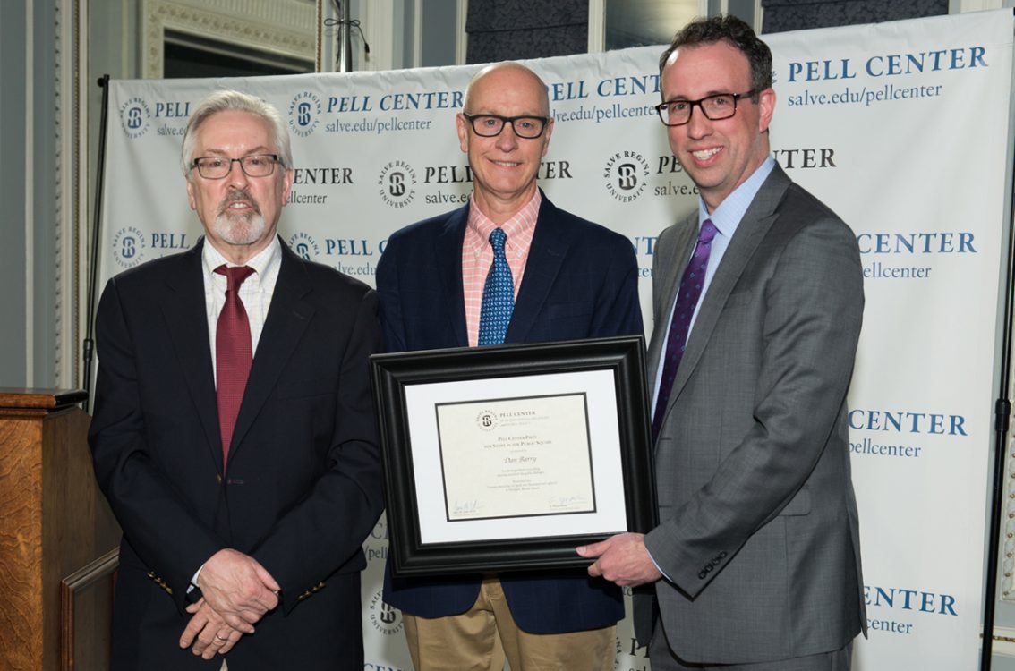 Dan Barry Accepts 2018 Pell Center Prize for Story in the Public Square