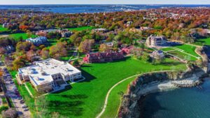 The campus of Salve Regina University